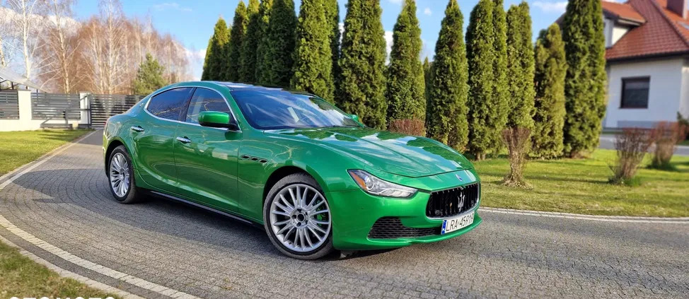 chocz Maserati Ghibli cena 103000 przebieg: 120000, rok produkcji 2014 z Chocz